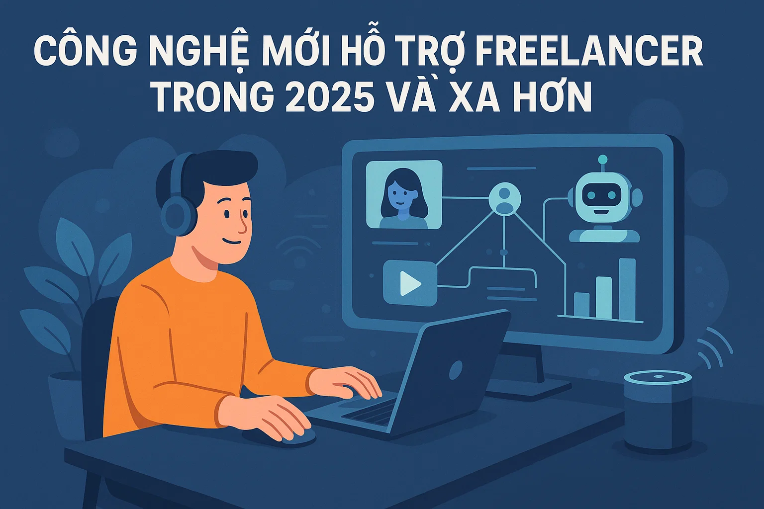 Freelancer là gì? Toàn bộ cơ hội kiếm tiền trên các nền tảng quốc tế năm 2025 17 Công nghệ mới hỗ trợ freelancer trong 2025 và xa hơn